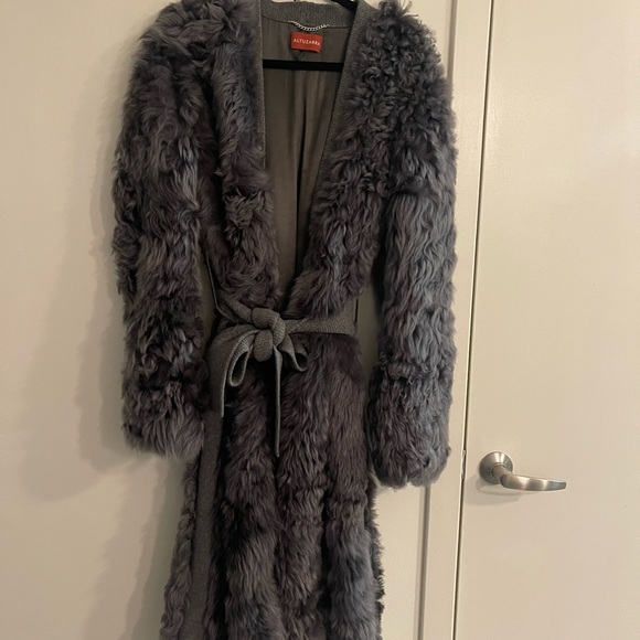 ALTUZARRA SHEARLING COAT - Picture 4 of 5